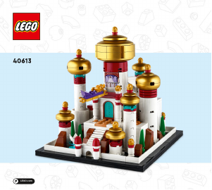 Bruksanvisning Lego set 40613 Disney Miniatyr av Disney-palasset i Agrabah