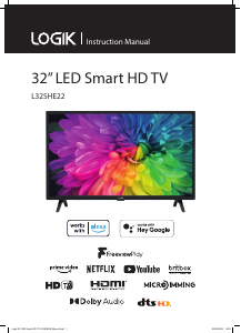 Handleiding Logik L32SHE22 LED televisie