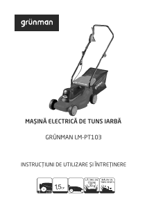 Manual Grünman LM-PT103 Mașină de tuns iarbă