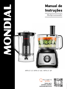 Manual Mondial MPN-01-BF Robot de cozinha