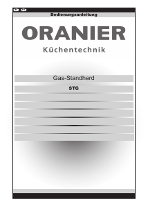 Bedienungsanleitung Oranier STG 598 Herd