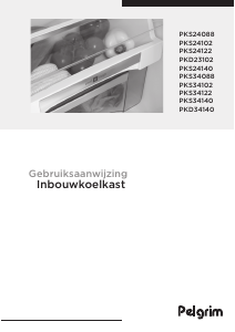 Handleiding Pelgrim PKS34102 Koelkast