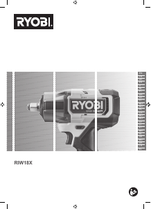 Manual de uso Ryobi RIW18X-0 Llave de impacto