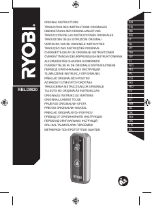 Manual de uso Ryobi RBLDM20 Medidor láser