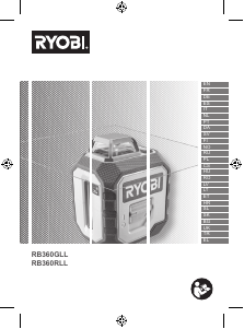 Manuale Ryobi RB360RLL Livella laser