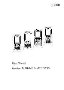 Manual Snom M80 Wireless Phone