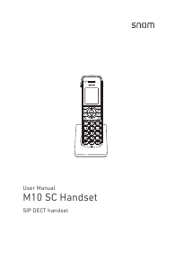 Manual Snom M10 SC Wireless Phone