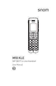 Manual Snom M10 KLE Wireless Phone