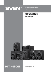 Manual Sven HT-202 Home Theater System