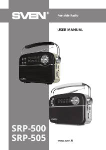 Manual Sven SRP-505 Radio