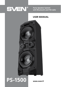 Manual Sven PS-1500 Speaker