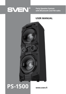 Руководство Sven PS-1500 Динамики
