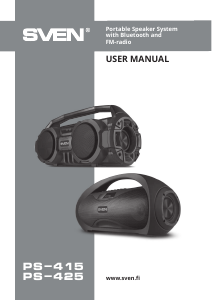 Handleiding Sven PS-415 Luidspreker