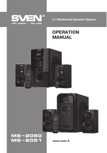 Handleiding Sven MS-2051 Luidspreker