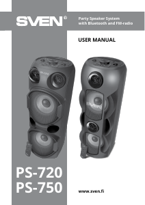 Handleiding Sven PS-720 Luidspreker