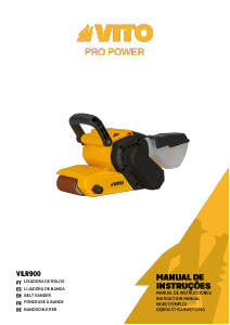 Manual Vito VILR900 Lixadeira de rolos