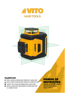 Manual Vito VILAPHVT20V Laser de rotação