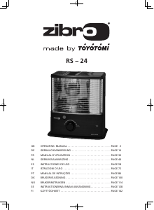 Manual Zibro RS 24 Heater