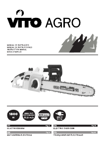 Manual de uso Vito VIE1800A Sierra de cadena