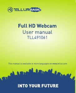 Manual Tellur TLL491061 Webcam