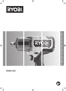 Manual Ryobi RIWH18X-0 Cheie de impact