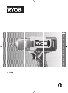 Manual Ryobi RIW18-0 Cheie de impact