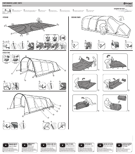 Manual Outwell Hayward Lake 5 Air TC Tent