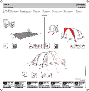 Manual Outwell Sky 4 Tent