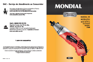 Manual Mondial FMR-01 Retificadora direita