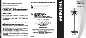 Manual Mondial NVC-PRO-55 Ventilador