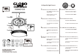 Kullanım kılavuzu Globo 15584D1DS Lamba