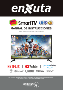 Manual de uso Enxuta LEDENX1243SDF4KL Televisor de LED