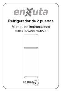Manual de uso Enxuta RENX275W-1 Frigorífico combinado