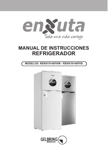 Manual de uso Enxuta RENX19140FHS Frigorífico combinado