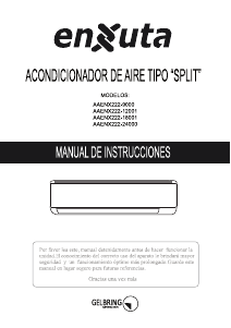 Manual de uso Enxuta AAENX222-900 Aire acondicionado