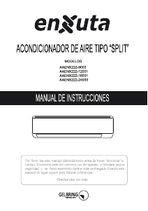 Manual de uso Enxuta AAENX222-18001 Aire acondicionado