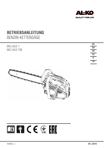 Manual de uso AL-KO BKS 2625 T Sierra de cadena