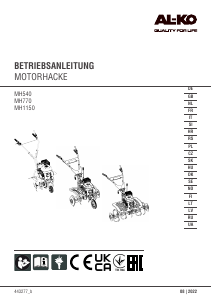 Bedienungsanleitung AL-KO MH 770 Kultivator