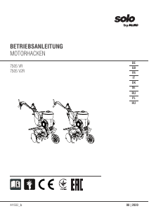 Manual AL-KO 7505 V2R Cultivator