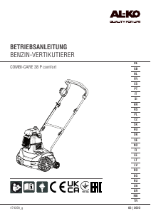 Bedienungsanleitung AL-KO Combi-Care 38 P comfort Vertikutierer