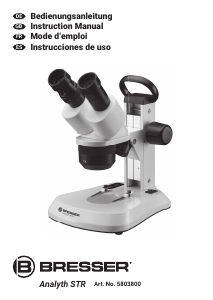 Handleiding Bresser 5803800 Analyth STR Microscoop