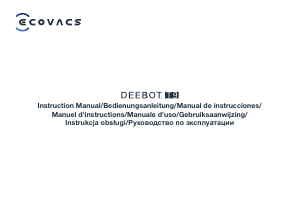 Manual de uso ECOVACS Deebot T9 Aspirador