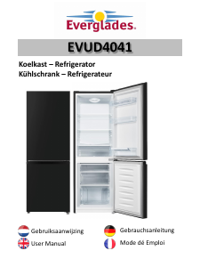 Bedienungsanleitung Everglades EVUD4041 Kühl-gefrierkombination