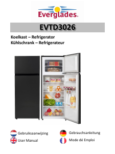 Bedienungsanleitung Everglades EVTD3026 Kühl-gefrierkombination