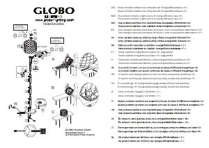 Instrukcja Globo 15584S4LMDS Lampa