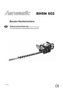 Bedienungsanleitung Hanseatic BHSN 602 Heckenschere