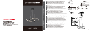 Manual de uso LeuchtenDirekt 998377 Nero Lámpara