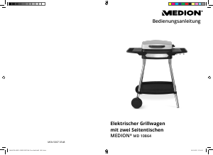 Bedienungsanleitung Medion MD 10864 Barbecue