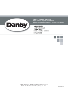 Mode d’emploi Danby DDW621WDB Lave-vaisselle