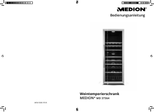 Bedienungsanleitung Medion MD 37364 Weinklimaschrank